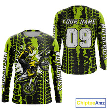 Load image into Gallery viewer, Custom Motocross Jersey for Kids Women Men Dirt Bike Shirts Motorcycle Riding Shirt XM497