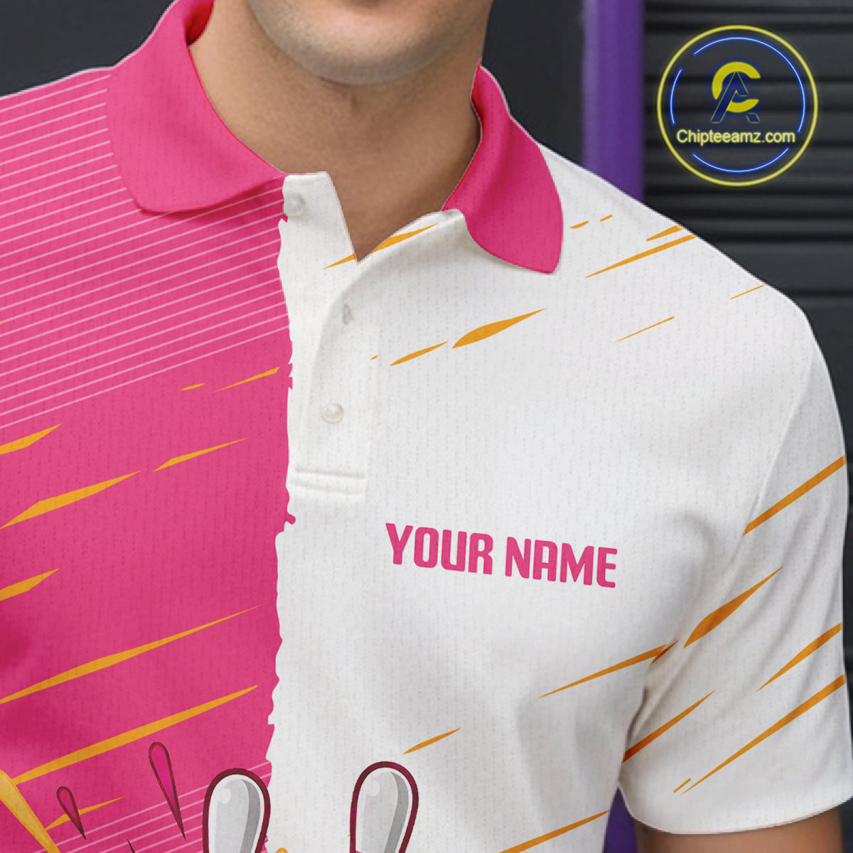 Beer Bowling Shirts Pink&White Beer Bowling Jersey for Team Women Men Bowl League MBL259