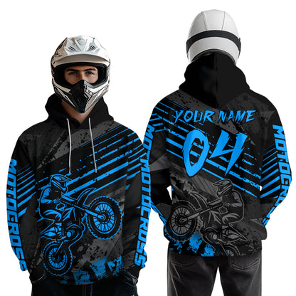 Custom Motocross Hoodie Men Women Dirt Bike Racing Hoodie Custom Riding Shirt MH444