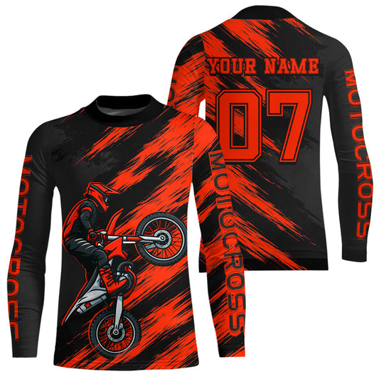 Red Motocross Jersey Men Kid Women Dirt Bike Jersey Custom Motorcycle Riding Shirt XM483