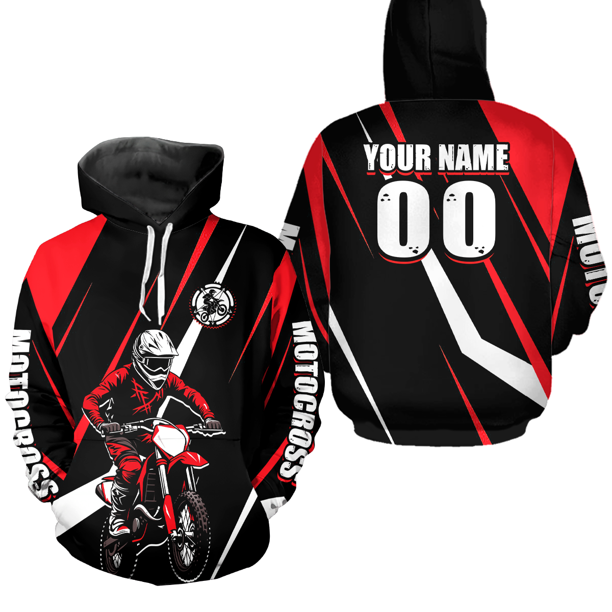 Custom Motocross Hoodie for Men Women Adult Dirt Bike Racing Hoodie Riding Shirt MH454