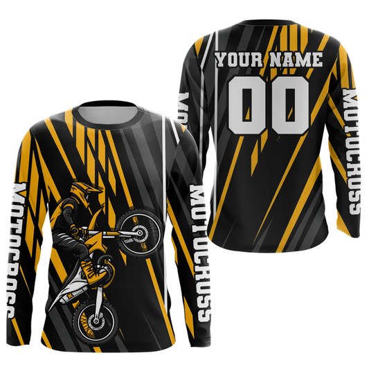 Orange Custom Motocross Jersey for Men Women Kid Dirt Bike Shirts Moto Racing Shirt XM461