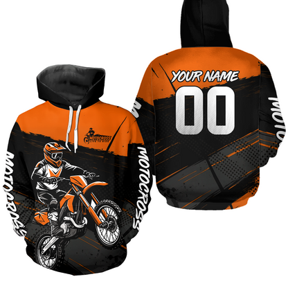Custom Motocross Racing Hoodie for Men Women Adult Dirt Bike Hoodie Riding Shirt MH463