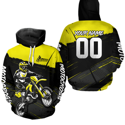 Custom Motocross Racing Hoodie for Men Women Adult Dirt Bike Hoodie Riding Shirt MH463