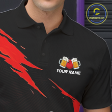 Load image into Gallery viewer, Red Funny Beer Bowling Shirts Beer Bowling Jersey Team Women Men Bowl League MBL258