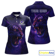 Load image into Gallery viewer, Purple Tiger Bowling Shirts for Team Men Women Custom Bowling Jersey Polo &amp; 1/4 Zip Shirt MBL189