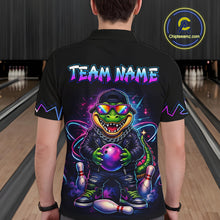 Load image into Gallery viewer, Custom Funny Neon Alligator Bowling Jersey for Men Bowling League Bowling Team Shirts HN294