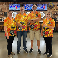 Load image into Gallery viewer, Custom Funny Duck Dart Shirt Dart Team Jersey for Women Dartboard Polo &amp; 1/4Zip Shirts NNT166