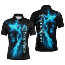Load image into Gallery viewer, Custom Wolf 8 Ball Billiard Shirts for Men Billiard Team Shirts Billiard League Polo &amp; 1/4 Zip NNT97