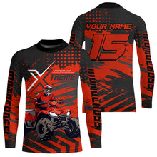 Load image into Gallery viewer, Custom Red Off-Road Quad Bike Shirt Extreme ATV Motocross Shirts Kid Men Women UPF30+ DNT79