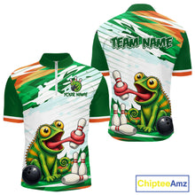 Load image into Gallery viewer, Custom Funny Chameleon Bowling Jersey for Men Bowling Team Shirts Bowling League HNT308