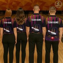 Load image into Gallery viewer, Custom Funny French Bulldog Bowling Jersey for Women Bowling Team Shirts Polo &amp; 1/4 Zip HNT185