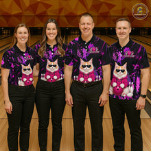 Load image into Gallery viewer, Custom Funny Maine Coon Cat Bowling Jersey for Women Bowling League Bowling Team Shirts HN292