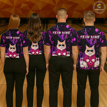 Load image into Gallery viewer, Custom Funny Maine Coon Cat Bowling Jersey for Men Bowling League Bowling Team Shirts HN292