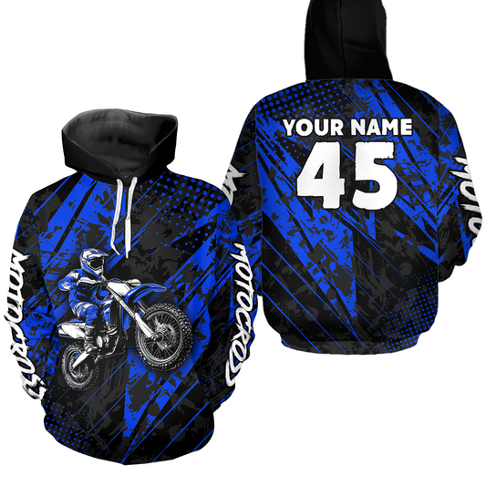 Custom Motocross Racing Hoodie Dirt Bike Off Road Motocross Hoodie Shirt for Men Women HOT21