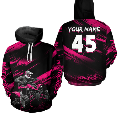 Custom Youth ATV Motocross Hoodie for Kid Adult ATV Quad Bike Off Road Hoodie HOT31