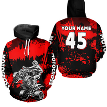 Load image into Gallery viewer, Custom ATV Motocross Hoodie for Kid Adult ATV Quad Bike Off Road Hoodie for Men Women HOT32