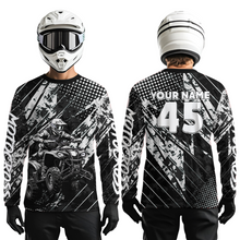 Load image into Gallery viewer, Custom Black ATV Motocross Shirts Kid Men Women Off-Road Quad Bike Shirt UPF30+ DNT61