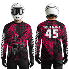 Load image into Gallery viewer, Custom Pink ATV Motocross Shirts Kid Men Women Off-Road Quad Bike Shirt UPF30+ DNT61