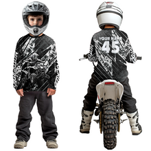 Load image into Gallery viewer, Custom Black ATV Motocross Shirts Kid Men Women Off-Road Quad Bike Shirt UPF30+ DNT61