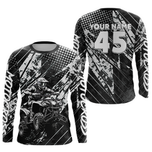Load image into Gallery viewer, Custom Black ATV Motocross Shirts Kid Men Women Off-Road Quad Bike Shirt UPF30+ DNT61