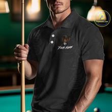 Load image into Gallery viewer, Custom Black Cobra Snake 8 Ball Billiard Shirt for Men Billiard Team Jersey Billiard League NNT188