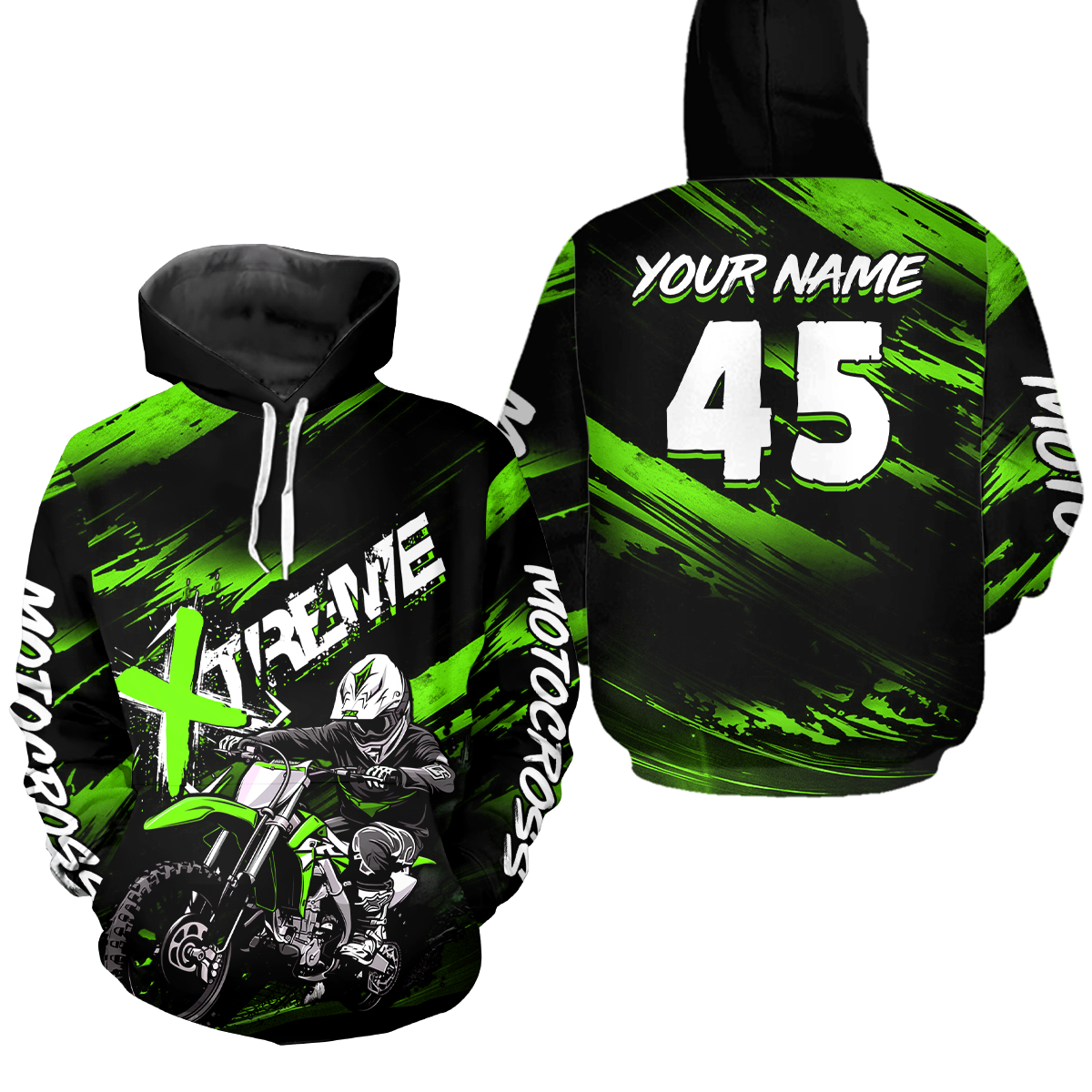 Motocross Racing Hoodie Custom Dirt Bike Off Road Motocross Hoodie Shirt for Men Women HOT22