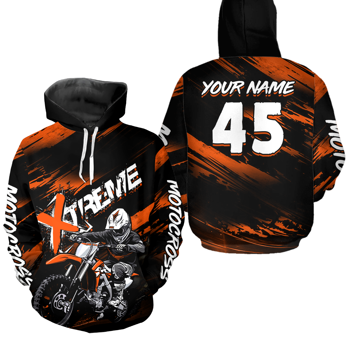 Motocross Racing Hoodie Custom Dirt Bike Off Road Motocross Hoodie Shirt for Men Women HOT22