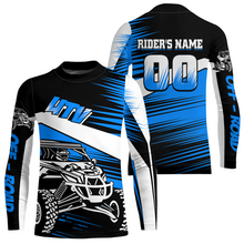 Load image into Gallery viewer, Personalized Blue UTV Off-Road Shirts UTV Motocross Racing Shirt Kid Men Women UPF30+ DNT90
