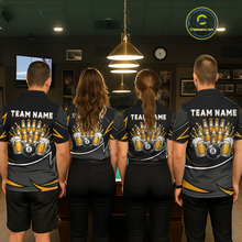 Load image into Gallery viewer, Custom Beer 8 Ball Billiard Shirt for Women Billiard Team Jersey Billiard League Billiard Uniform NNT187