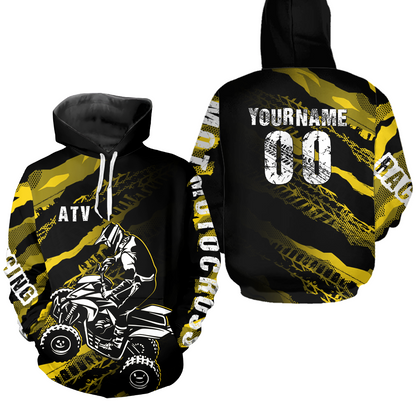 Personalized Racing Quad Bike Hoodie Kid Men Women ATV Motocross Hooded Jersey Off-Road HOT16