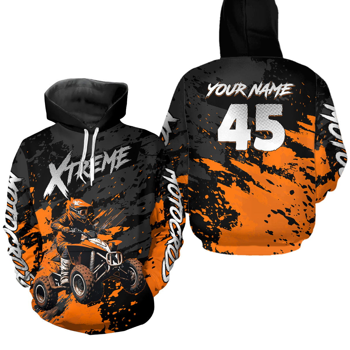 Personalized ATV Motocross Hoodie Jersey Off-Road Hoodie Shirt for Kid Men Women HOT07