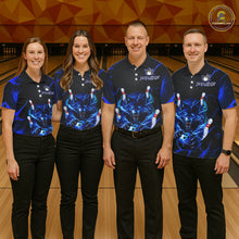 Load image into Gallery viewer, Custom Thunder Wolf Bowling Jersey for Women Bowling Uniform Polo &amp;1/4 Zip Bowling Team Shirts HNT250