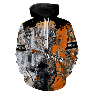 Archery Bow Hunting Deer Skull Grim Reaper Camouflage Customized Name Shirt TTN14