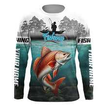 Load image into Gallery viewer, Personalized Redfish fishing custom fishing apparel, Redfish Fishing jerseys for Fisherman TTV57