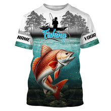 Load image into Gallery viewer, Personalized Redfish fishing custom fishing apparel, Redfish Fishing jerseys for Fisherman TTV57