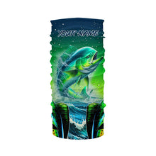 Load image into Gallery viewer, Mahi mahi Fishing Custom Name UV Protection Shirt, Personalized Mahi Mahi fishing jersey - TTV55