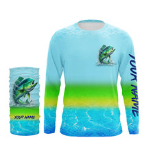 Load image into Gallery viewer, Mahi mahi (Dorado) Fishing Customize Name UV protection quick dry fishing shirts TTV47