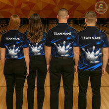 Load image into Gallery viewer, Personalized Bowling Abstract Design Shirt for Womens Custom Bowling Team Jersey Shirt YYD0022