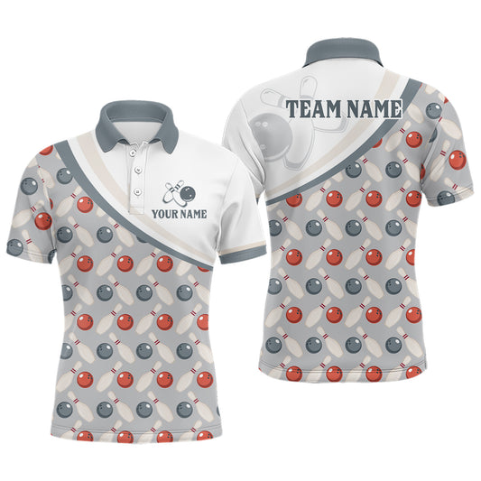 Personalized Bowling Shirt for Mens Custom Bowling Pattern Style Team Jersey Shirt YYD0029