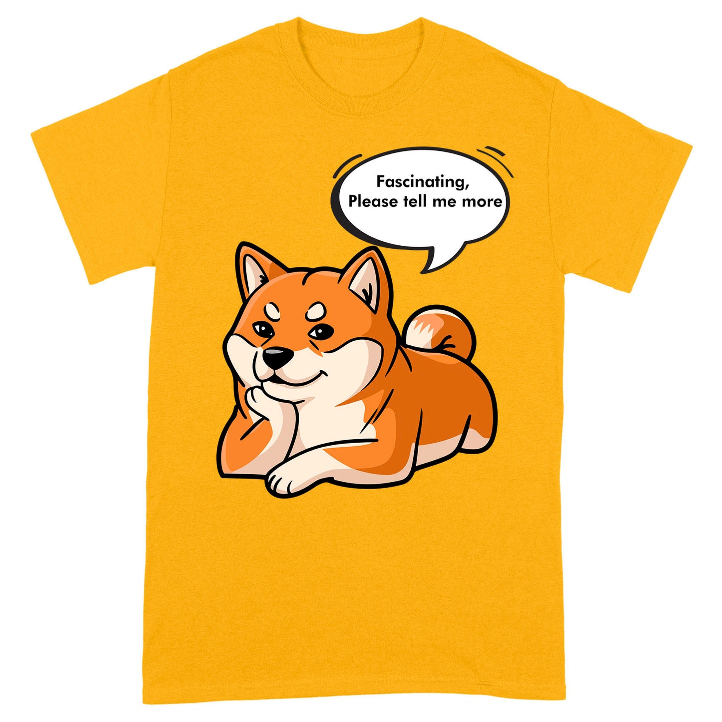 Funny Shiba Inu Dog Unisex Standard T-Shirt, Shiba Inu Funny Tee For Dog Lover IPHW9364