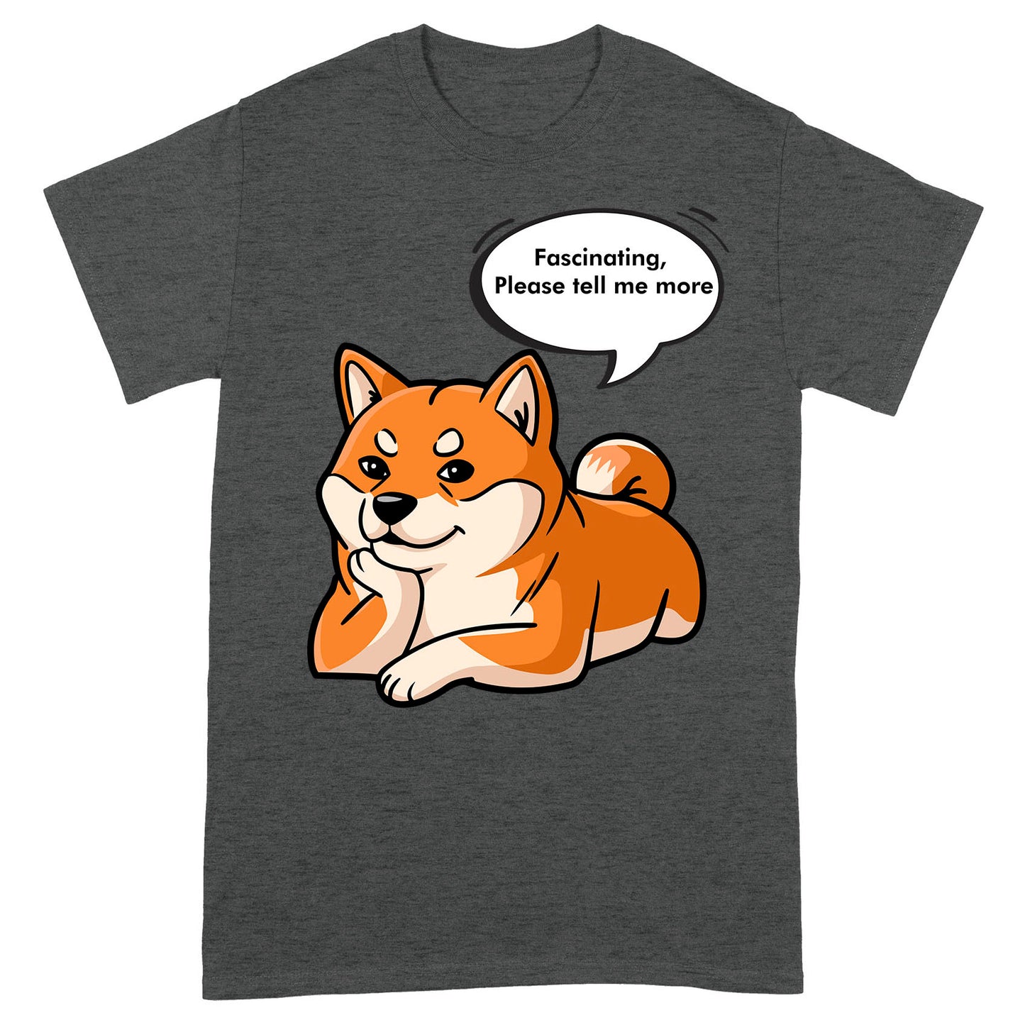 Funny Shiba Inu Dog Unisex Standard T-Shirt, Shiba Inu Funny Tee For Dog Lover IPHW9364