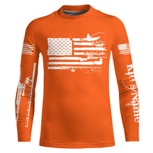 Load image into Gallery viewer, American Flag UV Protection Fishing Hunting Shirt For Fisherman Hunter A44