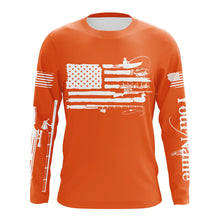 Load image into Gallery viewer, American Flag UV Protection Fishing Hunting Shirt For Fisherman Hunter A44