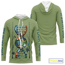 Load image into Gallery viewer, Fishing - It&#39;s in my DNA - UV protection fishing shirt for fisherman A72