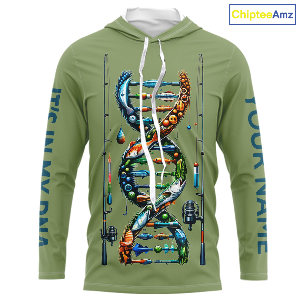 Fishing - It's in my DNA - UV protection fishing shirt for fisherman A72