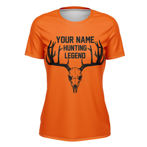 Deer Hunting Legend Personalized Custom Name Deer Skull Hunting Shirt For Hunters A46