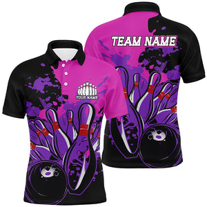 Personalized Multi-Color Bowling Team Jerseys, Bowling Tournament Shirts Bowling Apparel For Men And Women IPHW6565