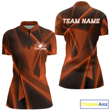 Load image into Gallery viewer, Orange and black sports jersey with 'Team Name' text on a white background