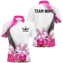 Load image into Gallery viewer, Custom Bowling Uniforms, Pink Outfit Bowling Shirts For Men Bowling Team Shirts IPHW7129